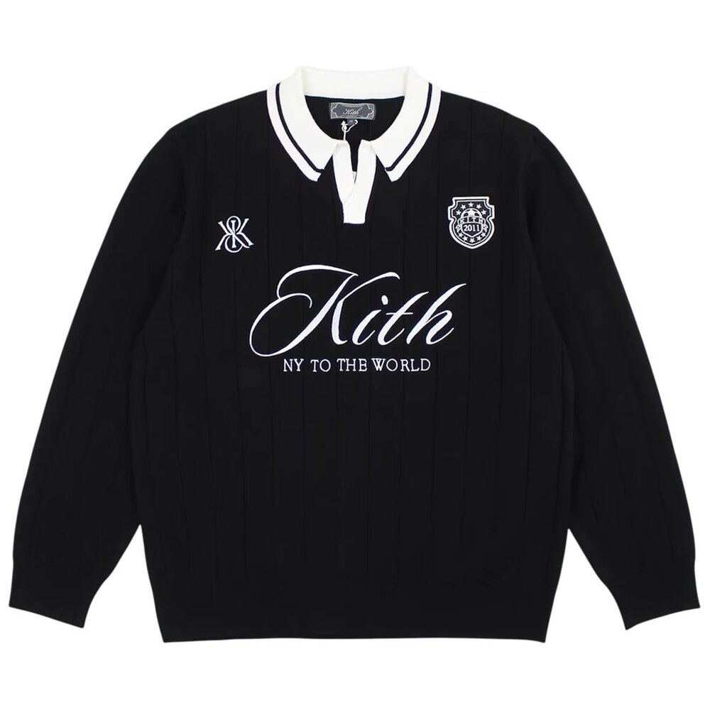 Kith Rugby Pullover Sweater Black